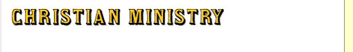  Christian Ministry 